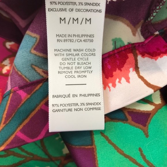 Natori Floral Purple Robe - Picture 6 of 6